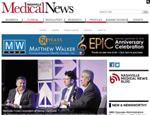 Tablet Screenshot of nashvillemedicalnews.com